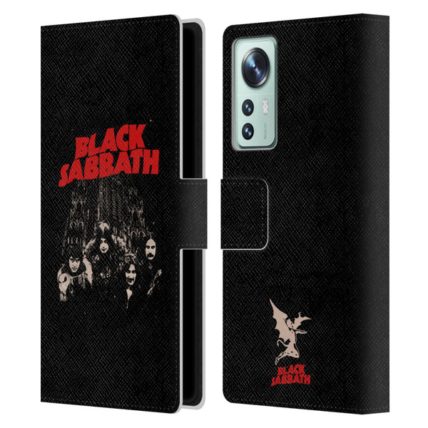 Black Sabbath Key Art Red Logo Leather Book Wallet Case Cover For Xiaomi 12
