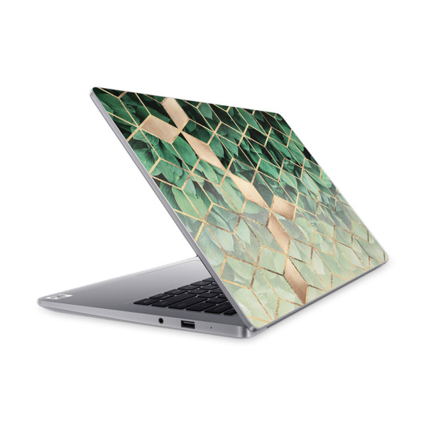 Elisabeth Fredriksson Sparkles Leaves And Cubes Vinyl Sticker Skin Decal Cover for Xiaomi Mi NoteBook 14 (2020)