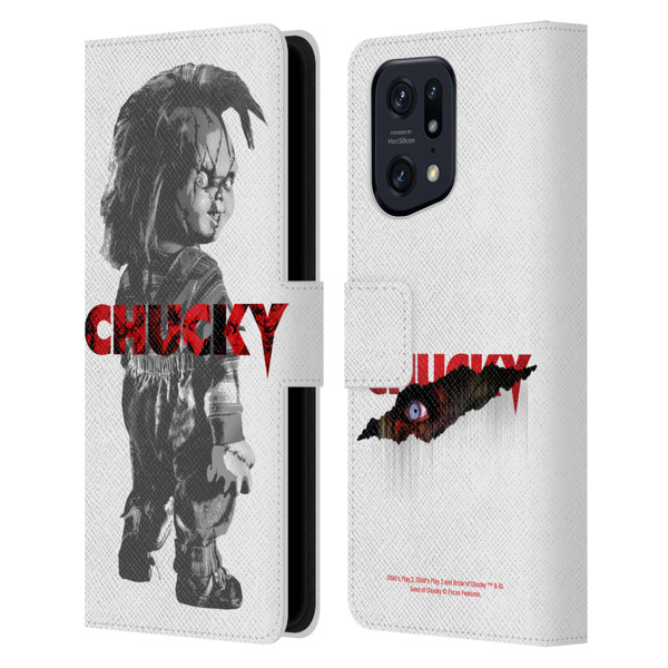 Child's Play Key Art Doll Leather Book Wallet Case Cover For OPPO Find X5 Pro