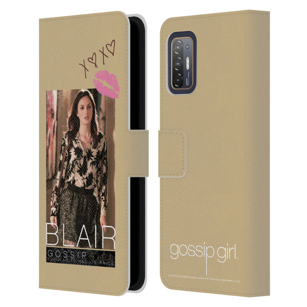 Gossip Girl Graphics Blair Leather Book Wallet Case Cover For HTC Desire 21 Pro 5G