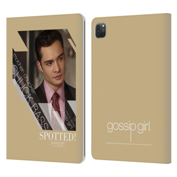 Gossip Girl Graphics Chuck Leather Book Wallet Case Cover For Apple iPad Pro 11 2020 / 2021 / 2022