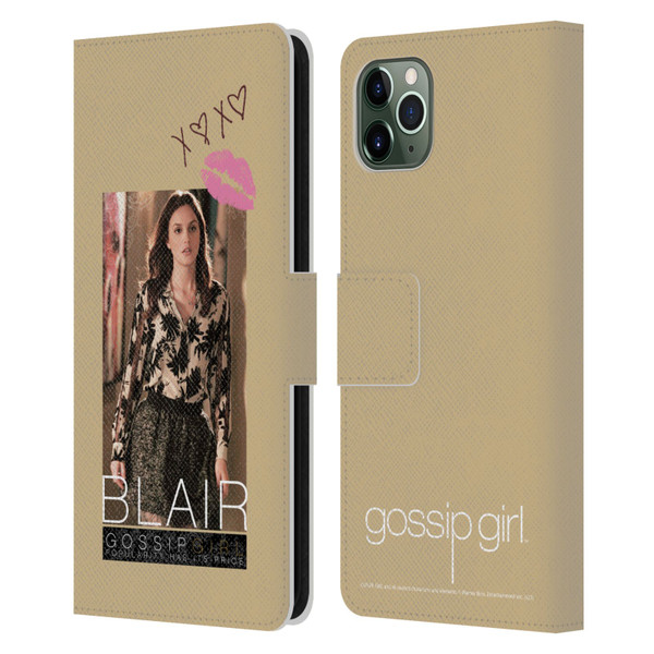 Gossip Girl Graphics Blair Leather Book Wallet Case Cover For Apple iPhone 11 Pro Max