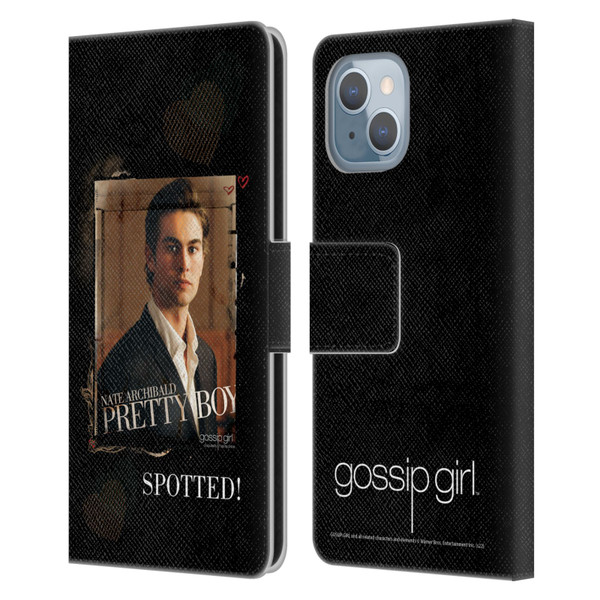 Gossip Girl Graphics Nate Leather Book Wallet Case Cover For Apple iPhone 14