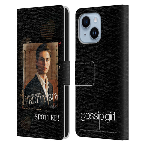 Gossip Girl Graphics Nate Leather Book Wallet Case Cover For Apple iPhone 14 Plus