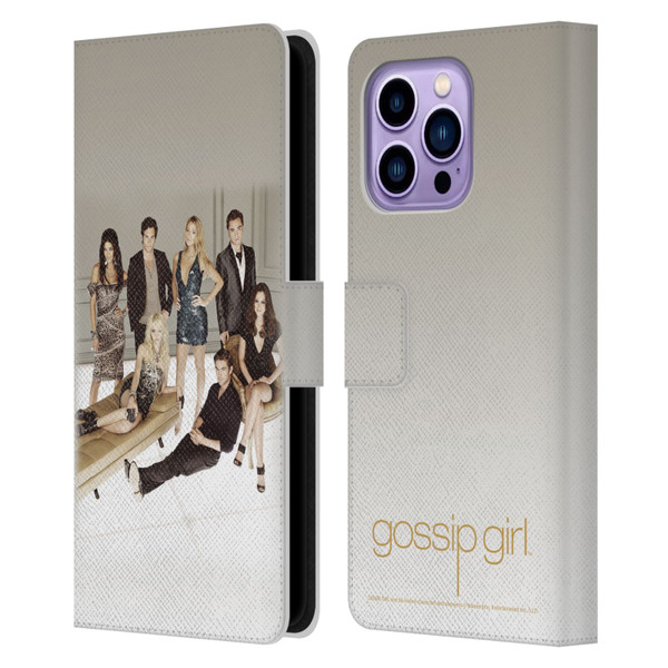 Gossip Girl Graphics Poster Leather Book Wallet Case Cover For Apple iPhone 14 Pro Max