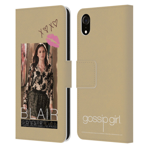 Gossip Girl Graphics Blair Leather Book Wallet Case Cover For Apple iPhone XR