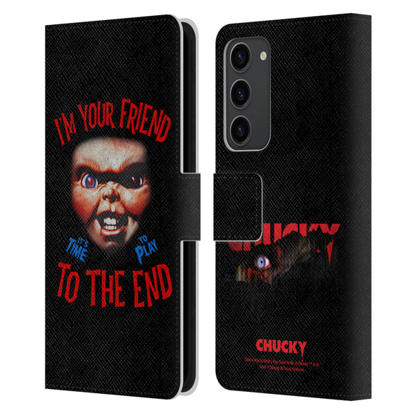 Child's Play Key Art Friend To The End Leather Book Wallet Case Cover For Samsung Galaxy S23+ 5G