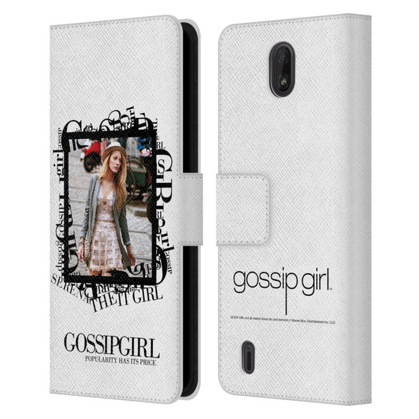 Gossip Girl Graphics Serena Leather Book Wallet Case Cover For Nokia C01 Plus/C1 2nd Edition
