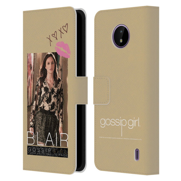 Gossip Girl Graphics Blair Leather Book Wallet Case Cover For Nokia C10 / C20