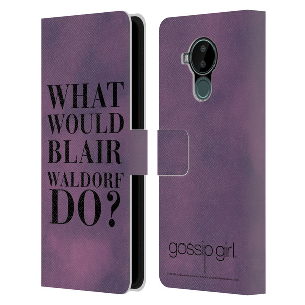 Gossip Girl Graphics What Would Blair Leather Book Wallet Case Cover For Nokia C30