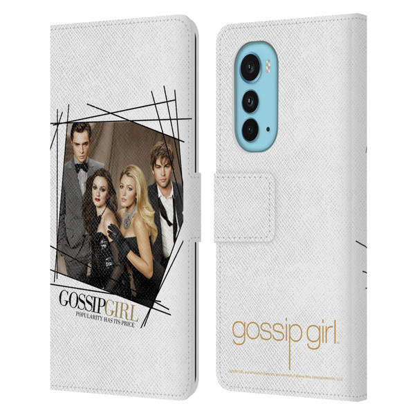 Gossip Girl Graphics Poster 2 Leather Book Wallet Case Cover For Motorola Edge (2022)