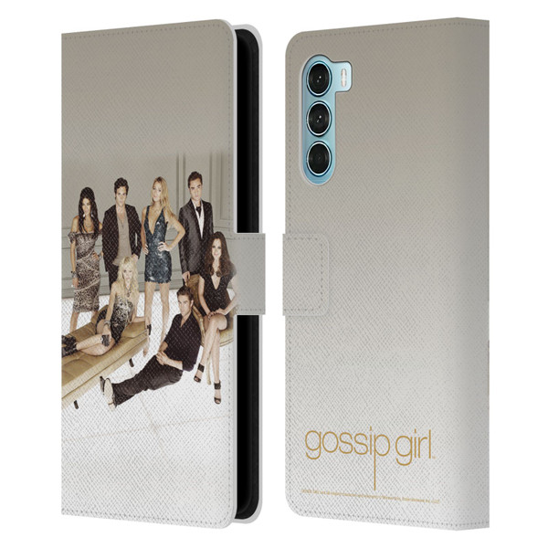 Gossip Girl Graphics Poster Leather Book Wallet Case Cover For Motorola Edge S30 / Moto G200 5G
