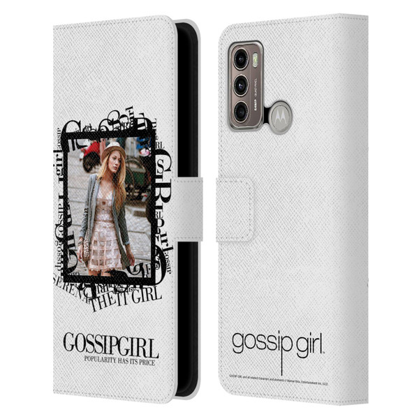 Gossip Girl Graphics Serena Leather Book Wallet Case Cover For Motorola Moto G60 / Moto G40 Fusion