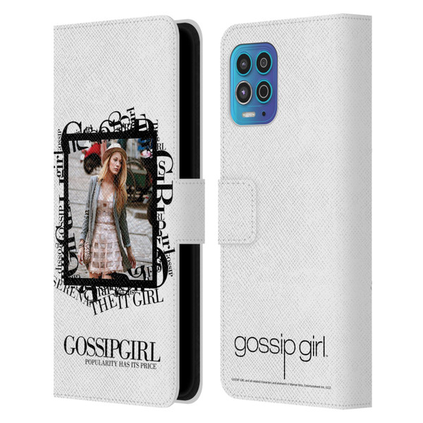 Gossip Girl Graphics Serena Leather Book Wallet Case Cover For Motorola Moto G100