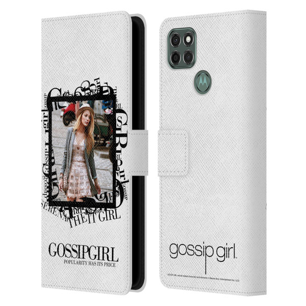 Gossip Girl Graphics Serena Leather Book Wallet Case Cover For Motorola Moto G9 Power