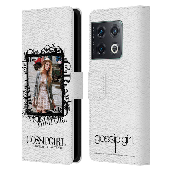 Gossip Girl Graphics Serena Leather Book Wallet Case Cover For OnePlus 10 Pro