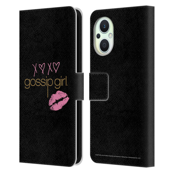 Gossip Girl Graphics XOXO Leather Book Wallet Case Cover For OPPO Reno8 Lite