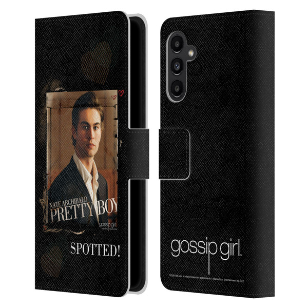 Gossip Girl Graphics Nate Leather Book Wallet Case Cover For Samsung Galaxy A13 5G (2021)