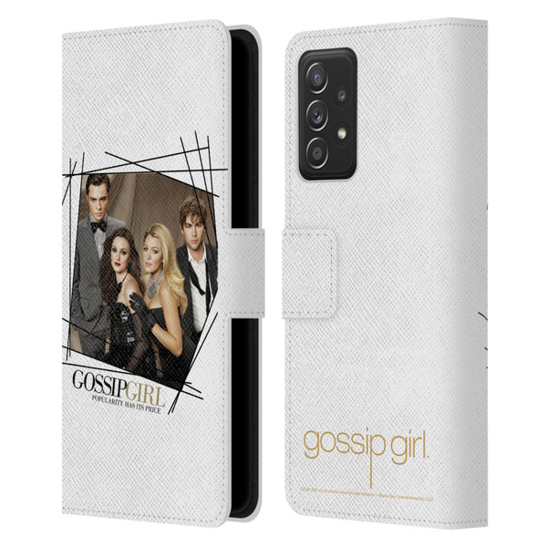 Gossip Girl Graphics Poster 2 Leather Book Wallet Case Cover For Samsung Galaxy A52 / A52s / 5G (2021)