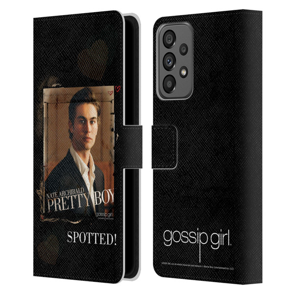 Gossip Girl Graphics Nate Leather Book Wallet Case Cover For Samsung Galaxy A73 5G (2022)