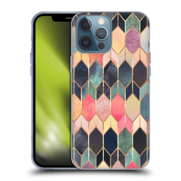 Elisabeth Fredriksson Geometric Design And Pattern Colourful Stained Glass Soft Gel Case for Apple iPhone 13 Pro Max