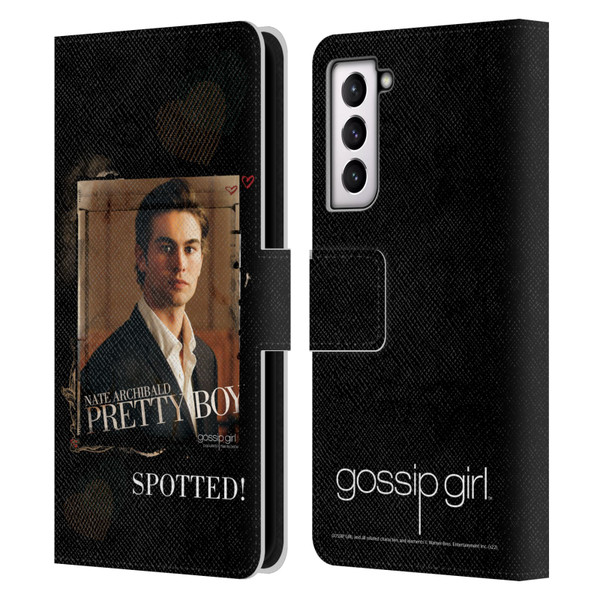 Gossip Girl Graphics Nate Leather Book Wallet Case Cover For Samsung Galaxy S21 5G