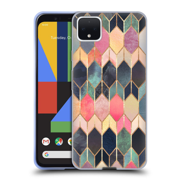 Elisabeth Fredriksson Geometric Design And Pattern Colourful Stained Glass Soft Gel Case for Google Pixel 4 XL