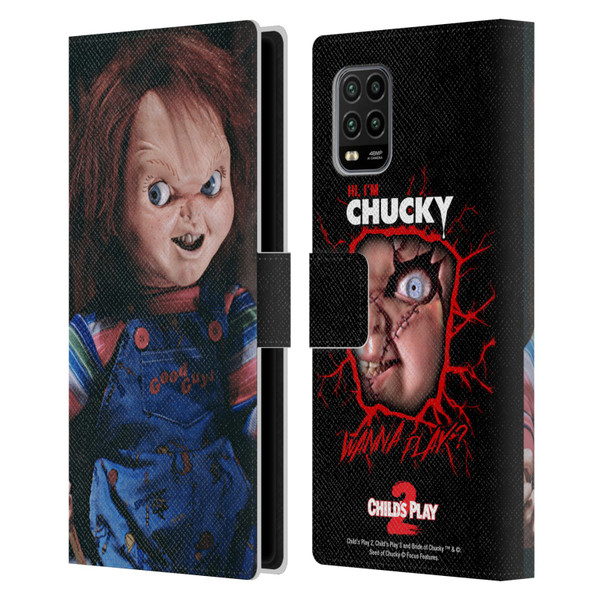 Child's Play II Key Art Doll Leather Book Wallet Case Cover For Xiaomi Mi 10 Lite 5G