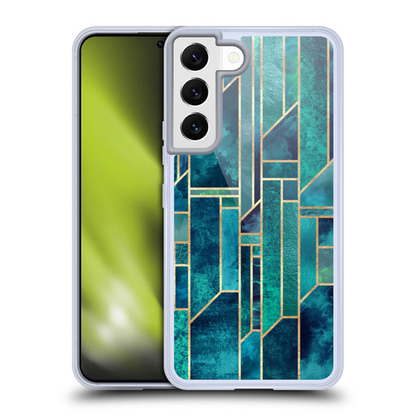 Elisabeth Fredriksson Geometric Design And Pattern Blue Skies Soft Gel Case for Samsung Galaxy S22 5G