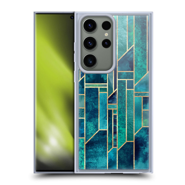 Elisabeth Fredriksson Geometric Design And Pattern Blue Skies Soft Gel Case for Samsung Galaxy S23 Ultra 5G