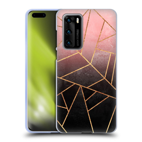 Elisabeth Fredriksson Sparkles Pink And Black Soft Gel Case for Huawei P40 5G