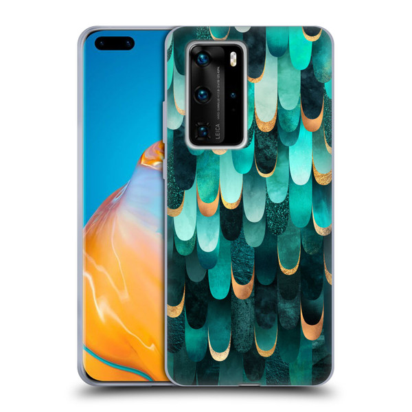 Elisabeth Fredriksson Sparkles Turquoise Soft Gel Case for Huawei P40 Pro / P40 Pro Plus 5G