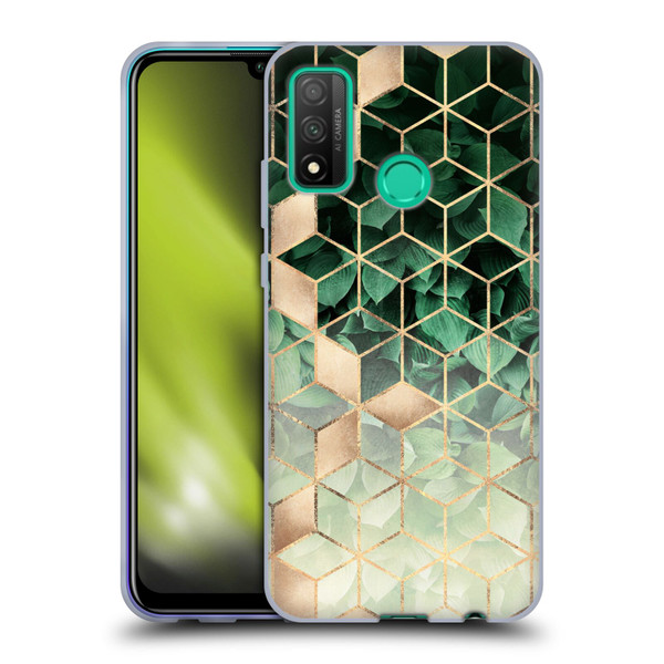 Elisabeth Fredriksson Sparkles Leaves And Cubes Soft Gel Case for Huawei P Smart (2020)