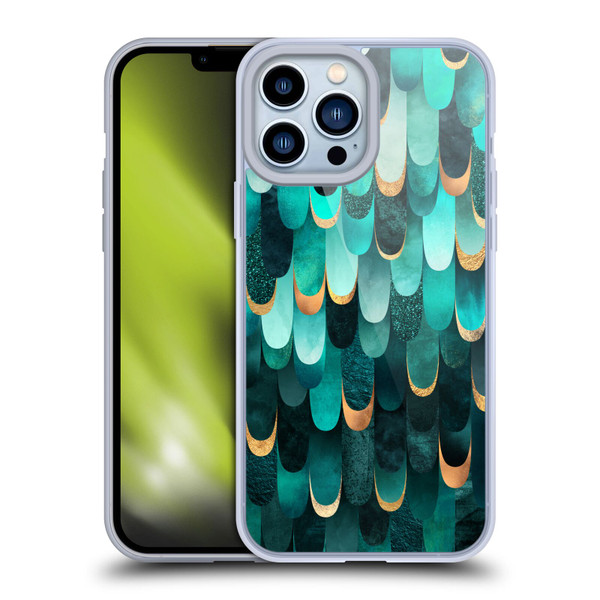Elisabeth Fredriksson Sparkles Turquoise Soft Gel Case for Apple iPhone 13 Pro Max