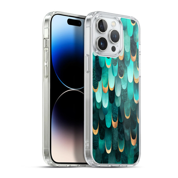 Elisabeth Fredriksson Sparkles Turquoise Soft Gel Case for Apple iPhone 13 Pro Max & MagSafe