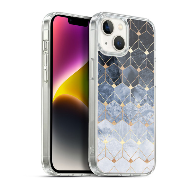 Elisabeth Fredriksson Sparkles Hexagons And Diamonds Soft Gel Case for Apple iPhone 14