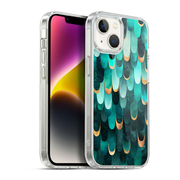 Elisabeth Fredriksson Sparkles Turquoise Soft Gel Case for Apple iPhone 14