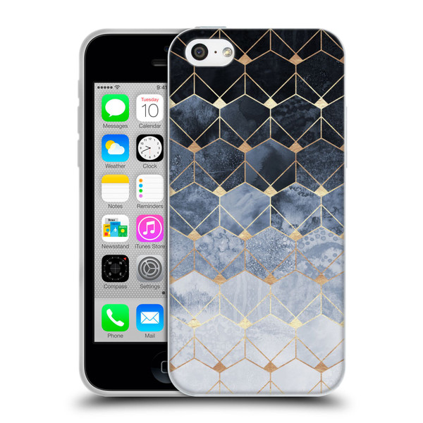 Elisabeth Fredriksson Sparkles Hexagons And Diamonds Soft Gel Case for Apple iPhone 5c