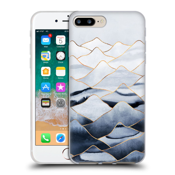 Elisabeth Fredriksson Sparkles Mountains Soft Gel Case for Apple iPhone 7 Plus / iPhone 8 Plus