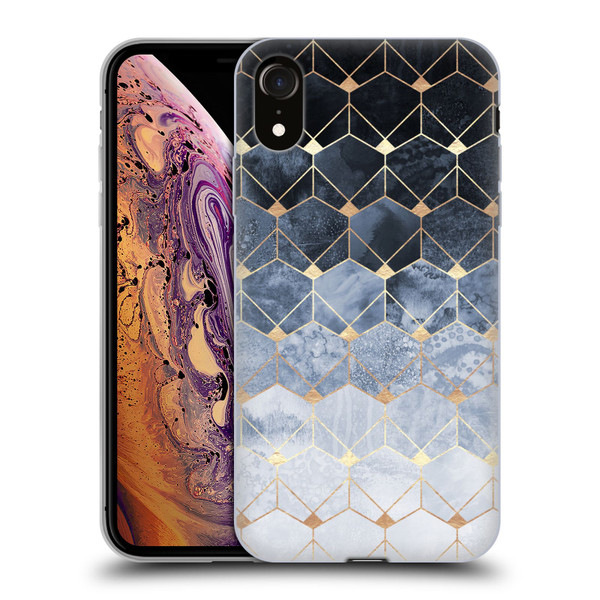 Elisabeth Fredriksson Sparkles Hexagons And Diamonds Soft Gel Case for Apple iPhone XR