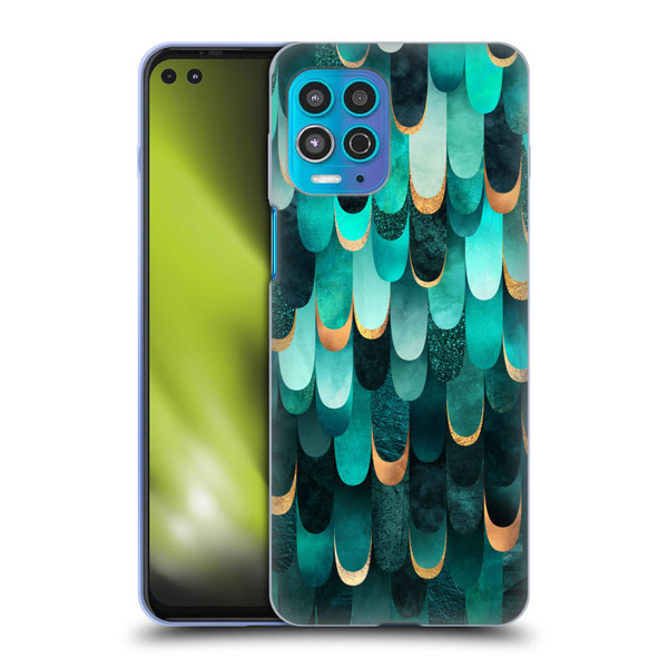 Elisabeth Fredriksson Sparkles Turquoise Soft Gel Case for Motorola Moto G100