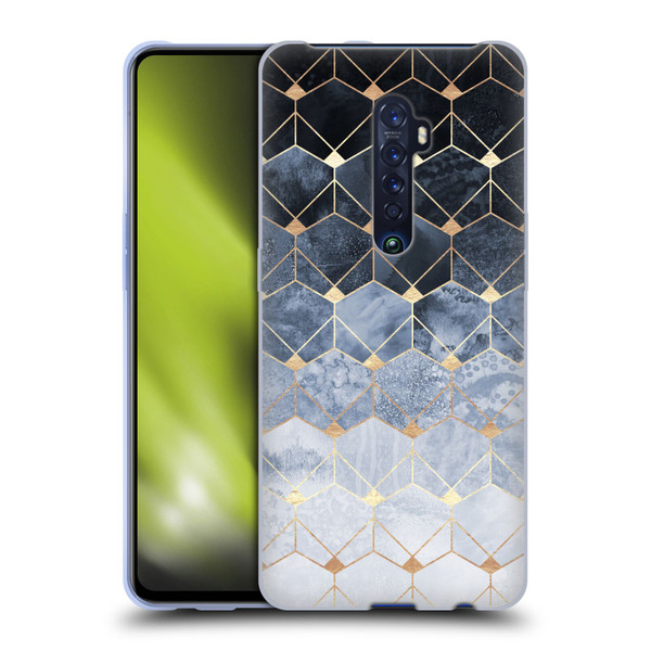 Elisabeth Fredriksson Sparkles Hexagons And Diamonds Soft Gel Case for OPPO Reno 2