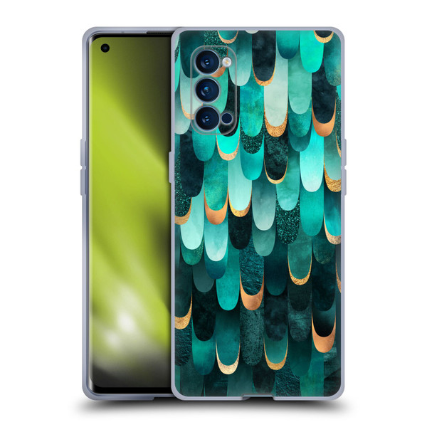 Elisabeth Fredriksson Sparkles Turquoise Soft Gel Case for OPPO Reno 4 Pro 5G