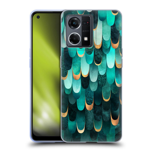 Elisabeth Fredriksson Sparkles Turquoise Soft Gel Case for OPPO Reno8 4G