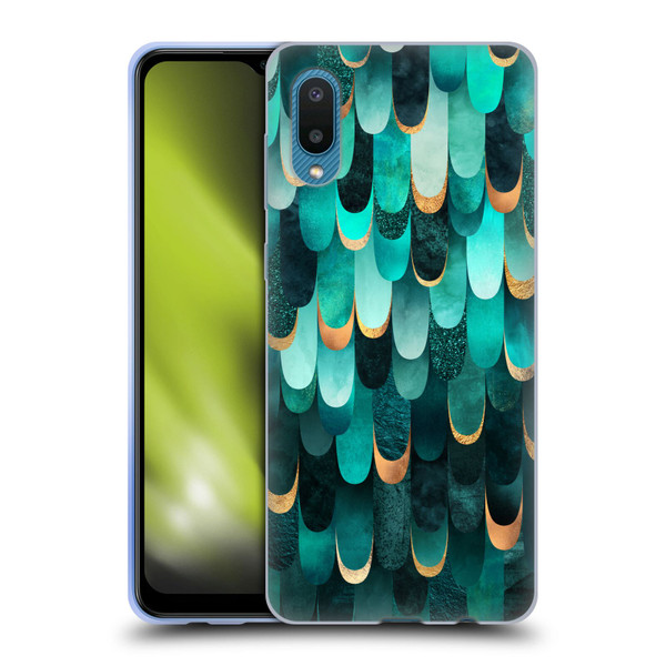 Elisabeth Fredriksson Sparkles Turquoise Soft Gel Case for Samsung Galaxy A02/M02 (2021)