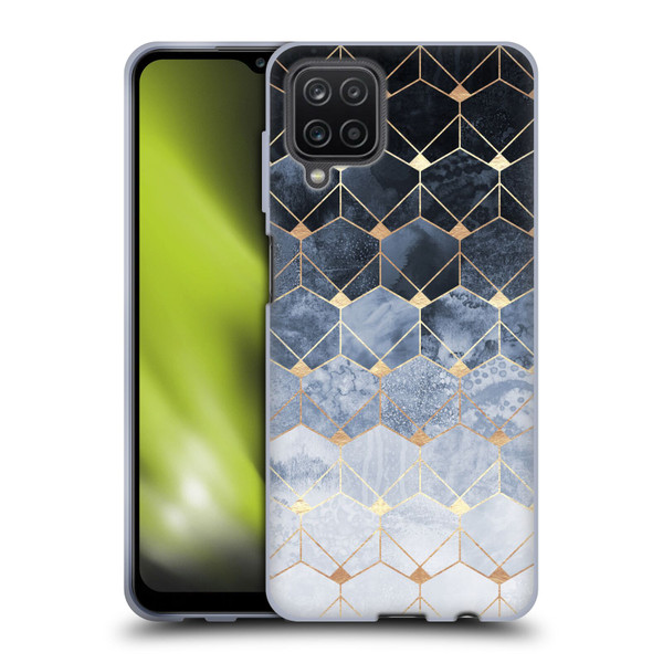 Elisabeth Fredriksson Sparkles Hexagons And Diamonds Soft Gel Case for Samsung Galaxy A12 (2020)
