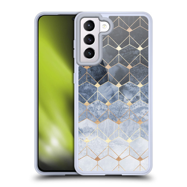 Elisabeth Fredriksson Sparkles Hexagons And Diamonds Soft Gel Case for Samsung Galaxy S21 5G