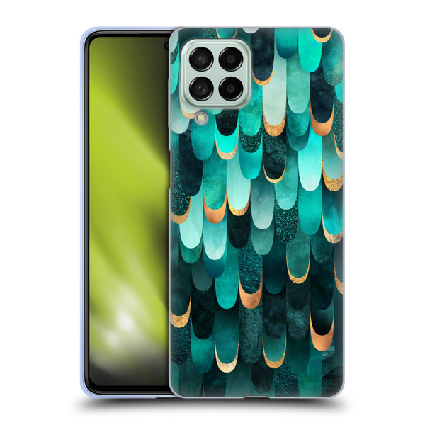 Elisabeth Fredriksson Sparkles Turquoise Soft Gel Case for Samsung Galaxy M53 (2022)