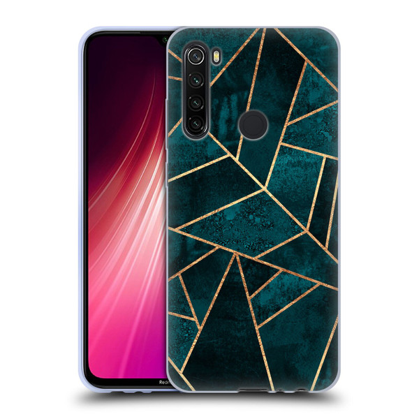 Elisabeth Fredriksson Sparkles Deep Teal Stone Soft Gel Case for Xiaomi Redmi Note 8T