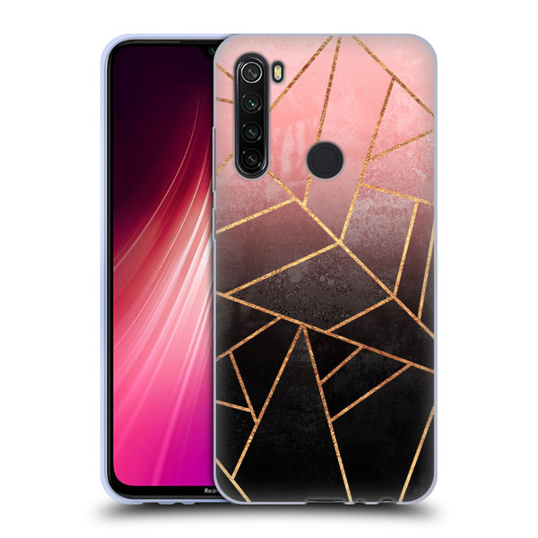 Elisabeth Fredriksson Sparkles Pink And Black Soft Gel Case for Xiaomi Redmi Note 8T